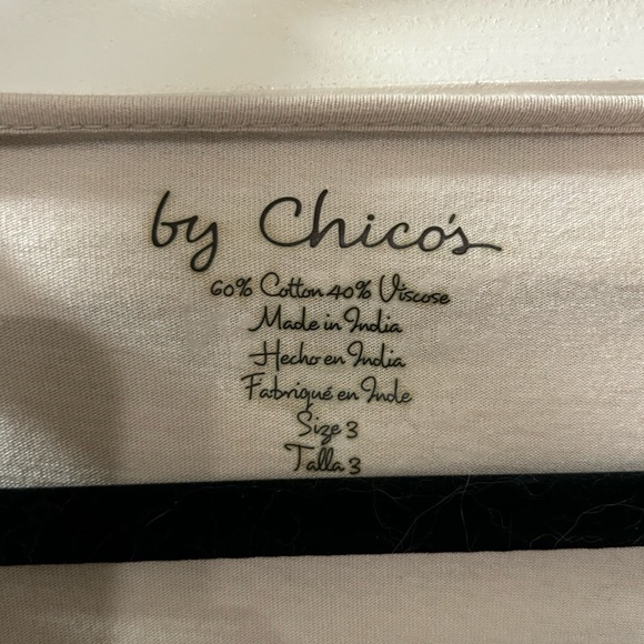 Chico’s golden white sequin top! - Picture 2 of 2